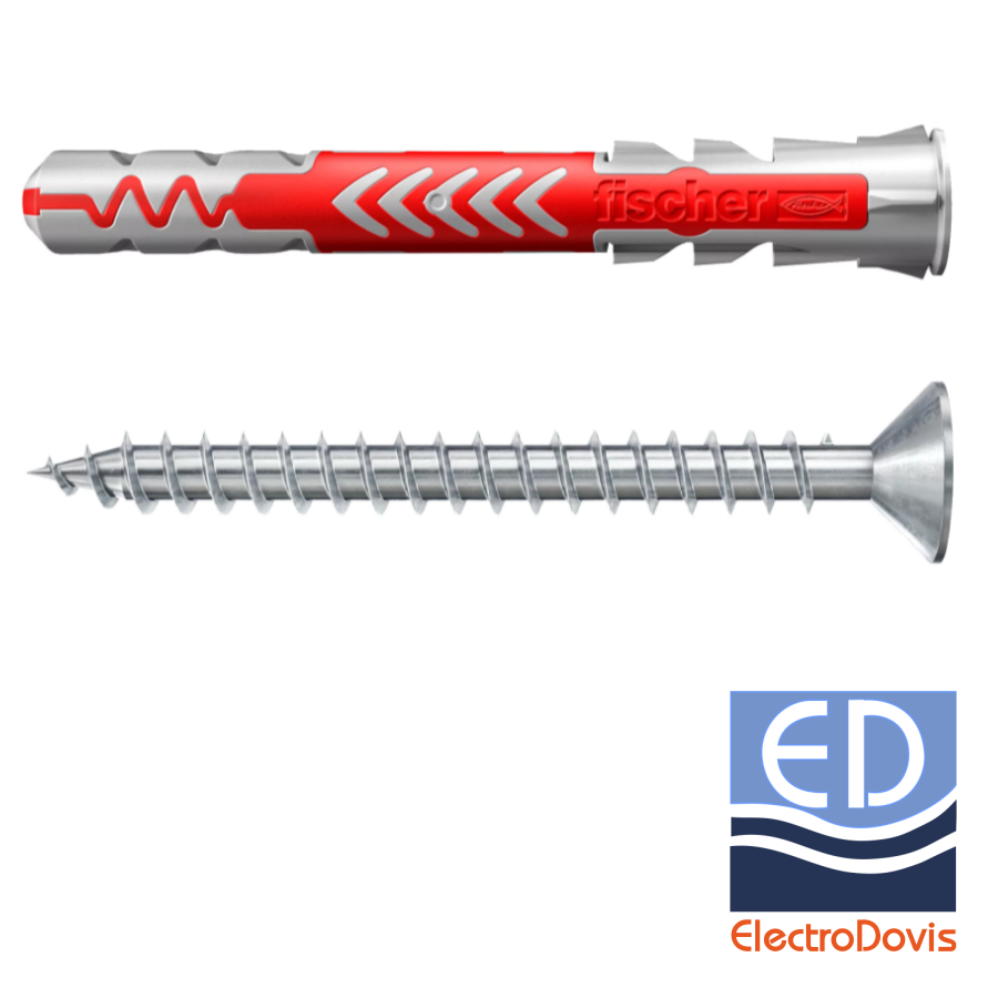 DIBLU CU SURUB Fischer 8x65 DuoPower infiletare 538256