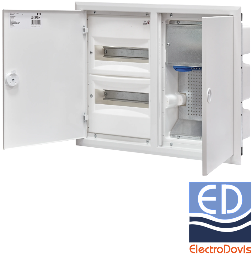 TABLOU 24M ST 2x12module COMBI IP40 usa metal ETI 001101373