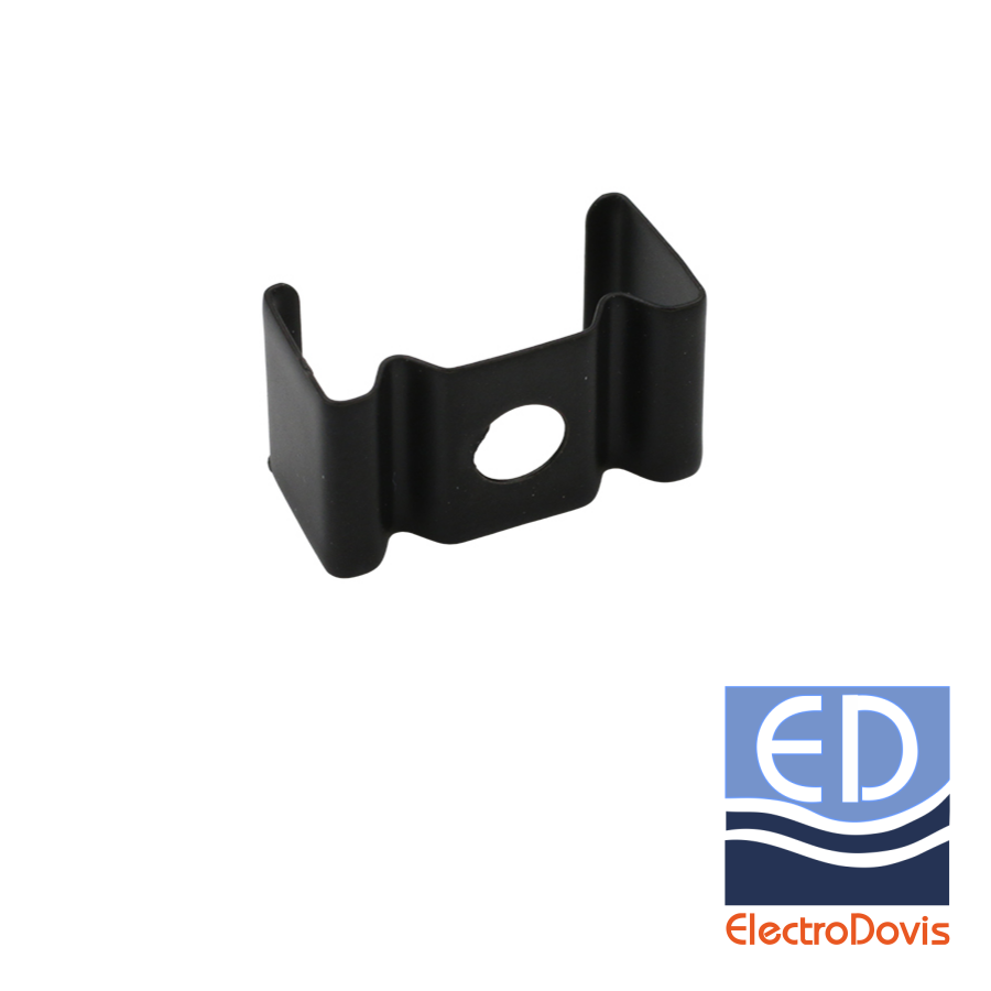 CLEMA FIXARE pentru profil de aluminiu 12mm NEGRU 30-15551
