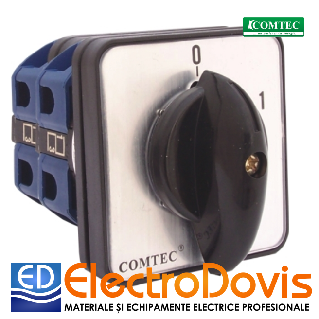 comutator cu came LW26-20A 0-1 3P/2nivele