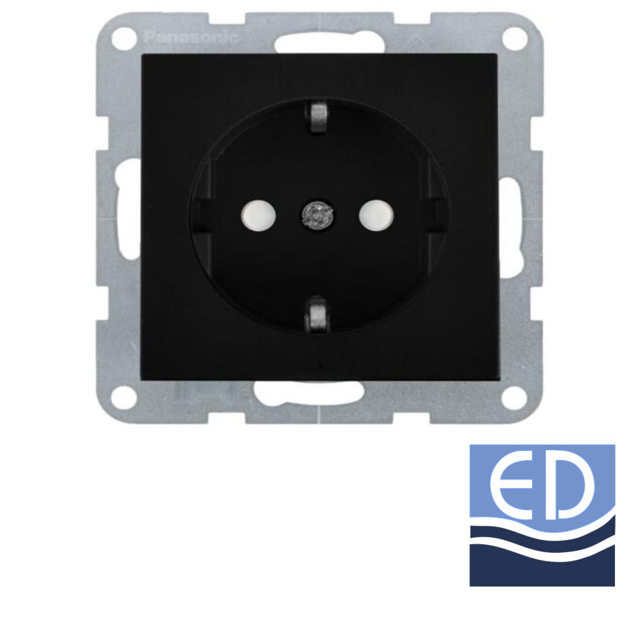 PRIZA ST CP negru PANASONIC borne automate