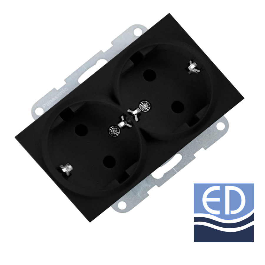 PRIZA DB ST CP negru PANASONIC borne automate