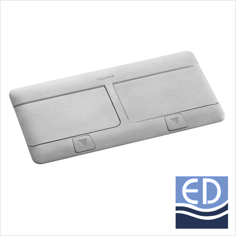DOZA pentru BLAT 8(2x4)module 54023 otel slefuit Legrand IP30