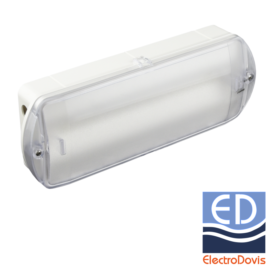 CORP iluminat siguranță 3.4W 15led IP65 3h GR-1936/15L permanent/nepermanent