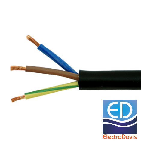 MYYM 3X2,5 NEGRU H05VV-F