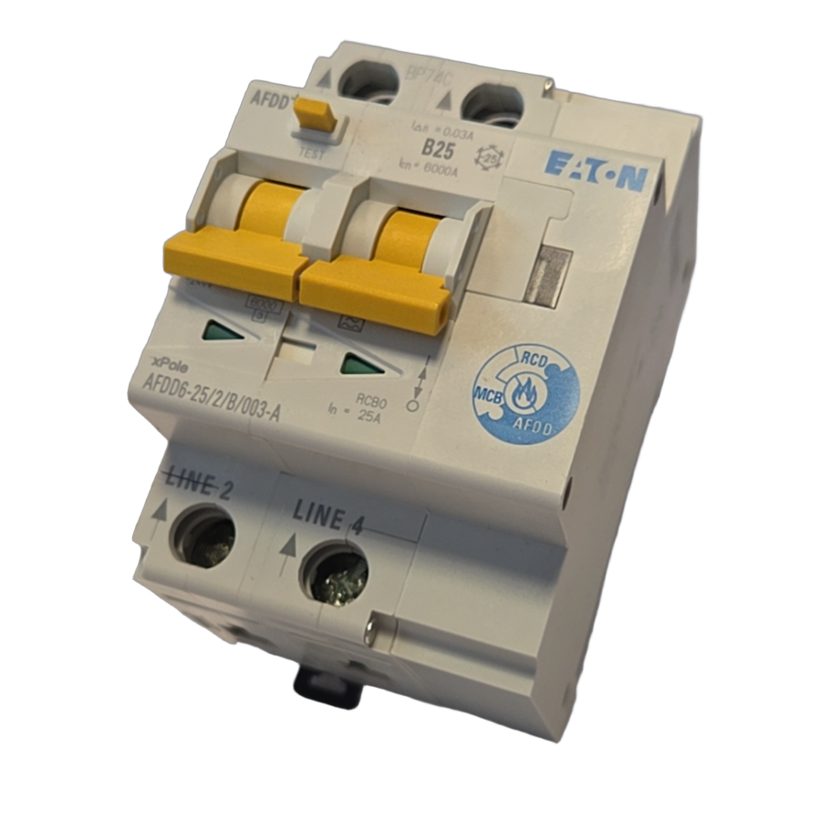 AFDD bipolar 25A curba B 30mA tip A 6kA Eaton EP-507262